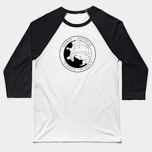 Darwin Map Baseball T-Shirt